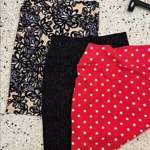 Stylish Red Polka Dot Skirt